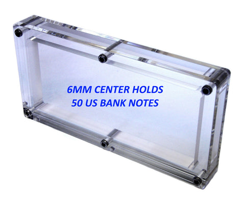Acrylic BEP 50 Bank Note Currency Display