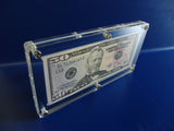 Acrylic Single Bank Note Frame Currency Display