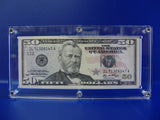 Acrylic Single Bank Note Frame Currency Display
