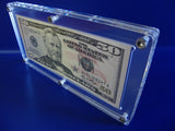 Acrylic Single Bank Note Frame Currency Display